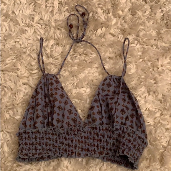 Brand new with tags Barcelona Urban Blue Print Top - Picture 2 of 4